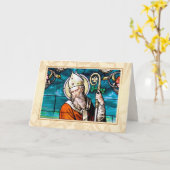 Saint Patrick's Day Zegeningen Religieus Kaart (Gele Bloem)