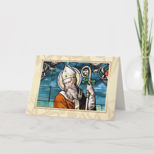 Saint Patrick's Day Zegeningen Religieus Kaart (Voorkant)