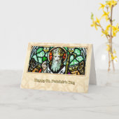 Saint Patrick's Day Zegeningen Religieus Kaart (Gele Bloem)