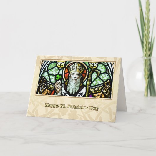 Saint Patrick's Day Zegeningen Religieus Kaart (Voorkant)