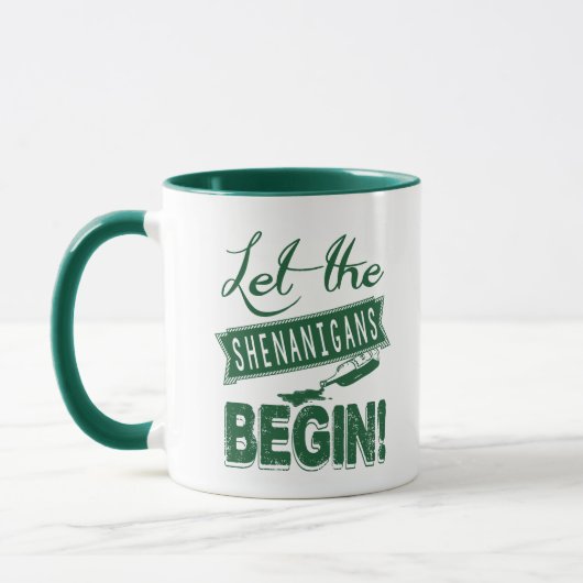 Saint Patricks Day Zuipen Mok (Links)