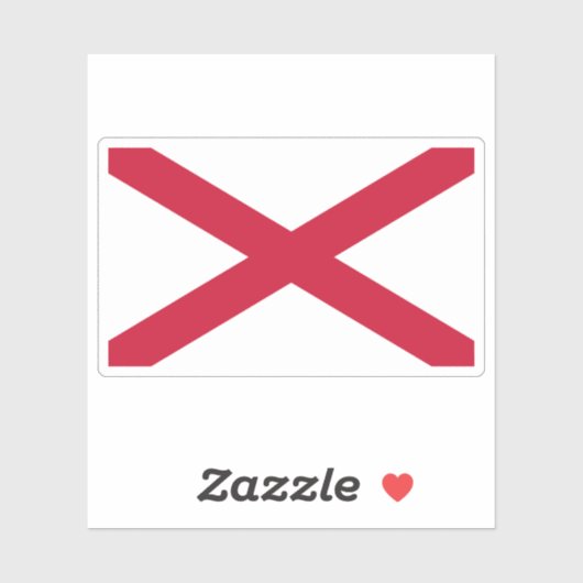 Saint Patrick's Flag, Ireland Sticker (Vel)