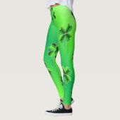 Saint Patrick's Flower Pattern-Leggings Leggings (Links)