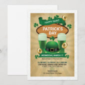 Saint Patricks Flyer-uitnodiging Kaart (Voorkant / Achterkant)