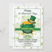 Saint Patricks Flyer-uitnodiging Kaart (Voorkant)