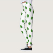 Saint Patricks Four Leaf Clover Leggings (Links)