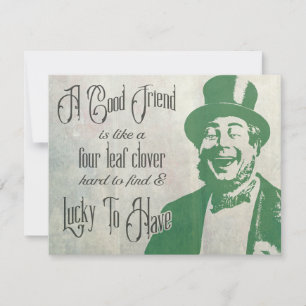 Saint Patricks Friendship Typografie Kaart