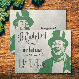 Saint Patricks Friendship  Typografie Kaart
