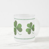 Saint Patricks Frosted Coffee-Mok Matglas Koffiemok (Voorkant rechts)
