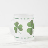 Saint Patricks Frosted Coffee-Mok Matglas Koffiemok (Voorkant links)