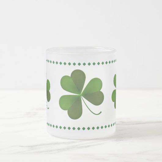 Saint Patricks Frosted Coffee-Mok Matglas Koffiemok (Center)
