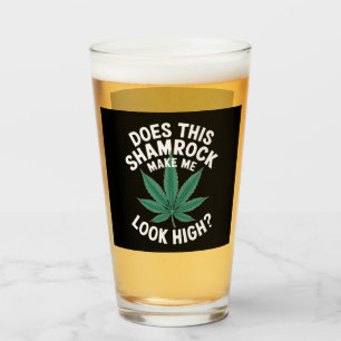Saint Patricks Funny Party voor Jongens Grote Para Glas