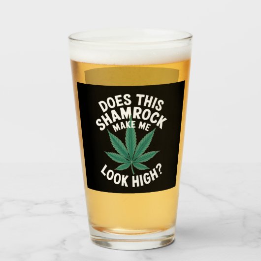 Saint Patricks Funny Party voor Jongens Grote Para Glas (Voorkant gevuld)