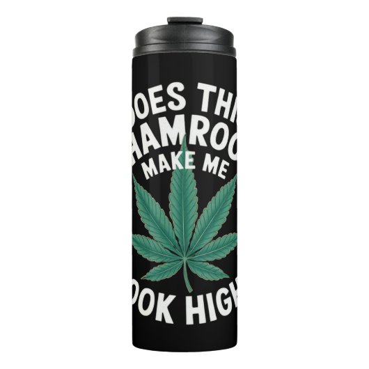 Saint Patricks Funny Party voor Jongens Grote Para Thermosbeker (Voorkant)