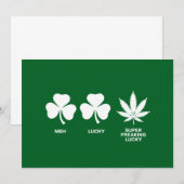 Saint Patrick's Funny Party voor jongens Kaart (Voorkant / Achterkant)