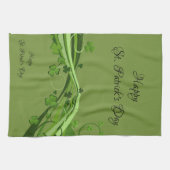 Saint Patrick's Keuken Handdoek Floral Green (Horizontaal)