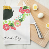 Saint Patrick's Keuken Handdoek Teddy Bear (Quarter Fold)