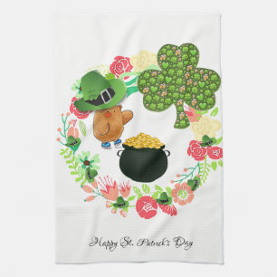 Saint Patrick's Keuken Handdoek Teddy Bear