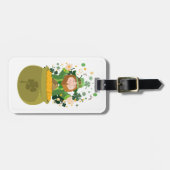 Saint Patrick's Leprechaun Bagagelabel (Voorkant horizontaal)