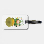Saint Patrick's Leprechaun Bagagelabel (Achterkant horizontaal)