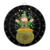 Saint Patrick's Leprechaun Dartbord (Voorkant)