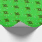 Saint Patrick's Lucky Clover Cadeaupapier (Hoek)