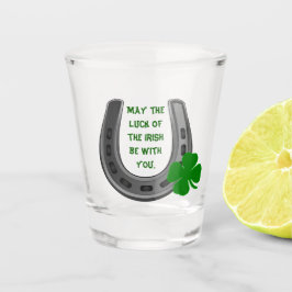Saint Patrick's Lucky Hoefijzer Shot Glas