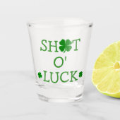 Saint Patrick's Lucky Shot Glas (Voorkant)
