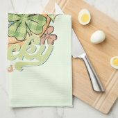 Saint Patrick's Lucky Vibes Theedoek (Quarter Fold)