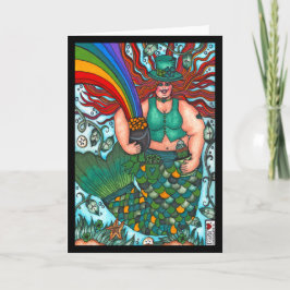 Saint Patrick's Mermaid Kaart