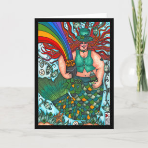 Saint Patrick's Mermaid Kaart
