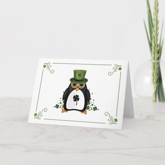 Saint Patrick's Penguin Kaart (Voorkant)