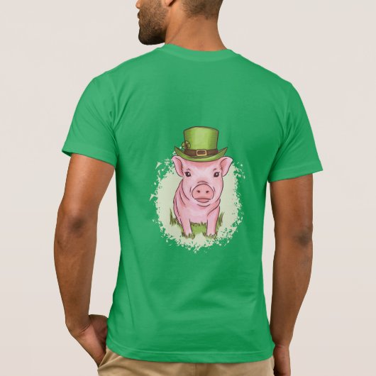 Saint Patricks Pig T-shirt (Achterkant)
