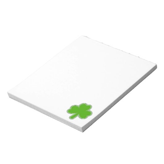 Saint Patrick's Shamrock Drawing Notitieblok (Linkerzijde)