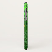 SAINT PATRICK'S SHAMROCK GREEN DAMASK MONOGRAM Case-Mate iPhone CASE (Achterkant/links)