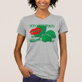 Saint Patricks Shamrock Kiss T-shirt (Voorkant)