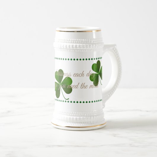 Saint Patricks Stein-May The Blessings Bierpul (Voorkant rechts)