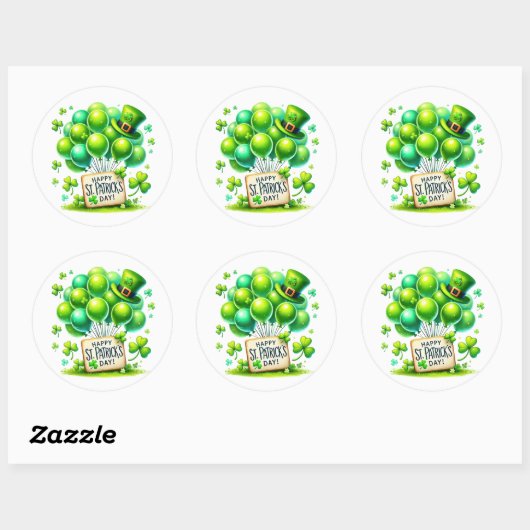 Saint Patrick's Stickers (Vel)