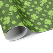 SAINT PATRICKS VIER LEAF CLOVER CADEAUPAPIER (Rol Hoek)