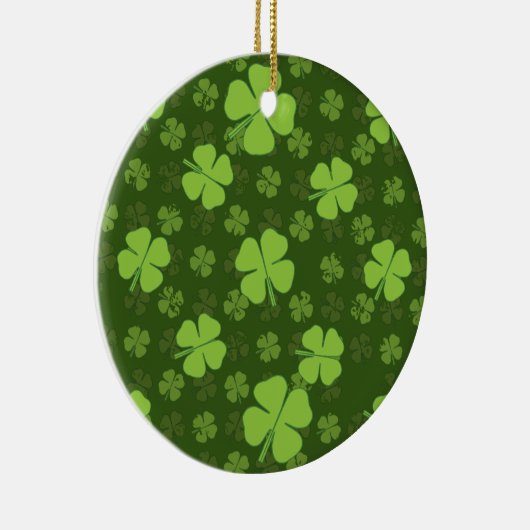 SAINT PATRICKS VIER LEAF CLOVER KERAMISCH ORNAMENT (Rechts)