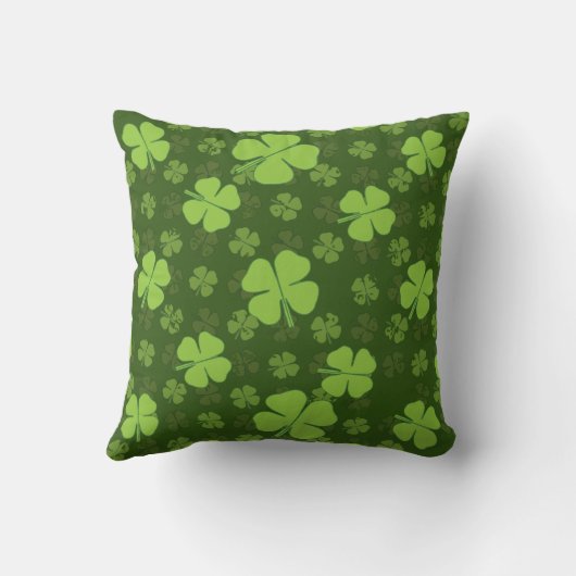 SAINT PATRICKS VIER LEAF CLOVER KUSSEN (Achterkant)