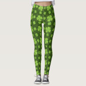 SAINT PATRICKS VIER LEAF CLOVER LEGGINGS (Voorkant)