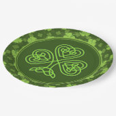 SAINT PATRICKS VIER LEAF CLOVER PAPIEREN BORDJE (Gekanteld)
