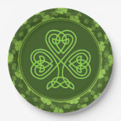 SAINT PATRICKS VIER LEAF CLOVER PAPIEREN BORDJE (Voorkant)