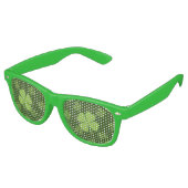 SAINT PATRICKS VIER LEAF CLOVER RETRO SUNGLASSEN ZONNEBRIL (Gekanteld)