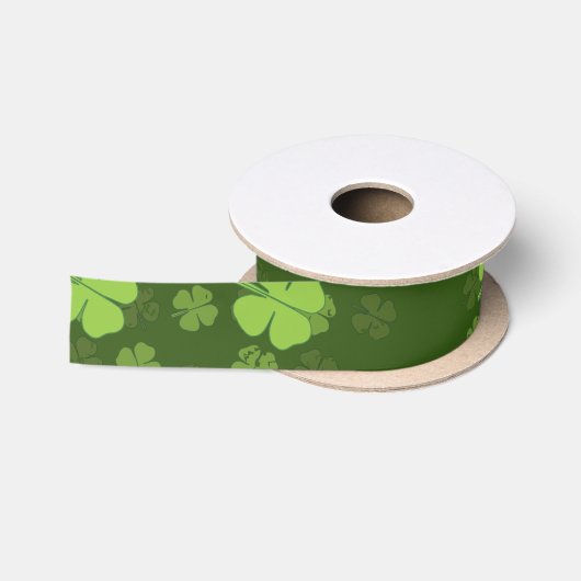 SAINT PATRICKS VIER LEAF CLOVER SATIJNEN LINT (Spoel)