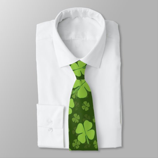 SAINT PATRICKS VIER LEAF CLOVER STROPDAS (Gebonden)