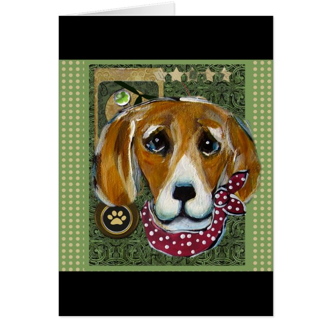 SAINT PATTY BEAGLE (Voorkant)