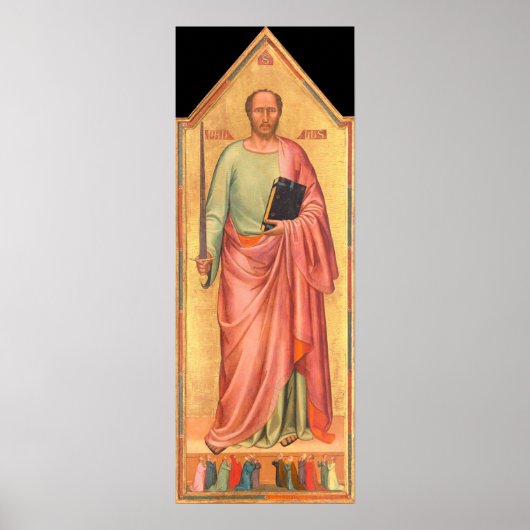 Saint Paul - Bernardo Daddi Fine Art Poster (Voorkant)