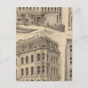 Saint Paul Business College, Minnesota Briefkaart